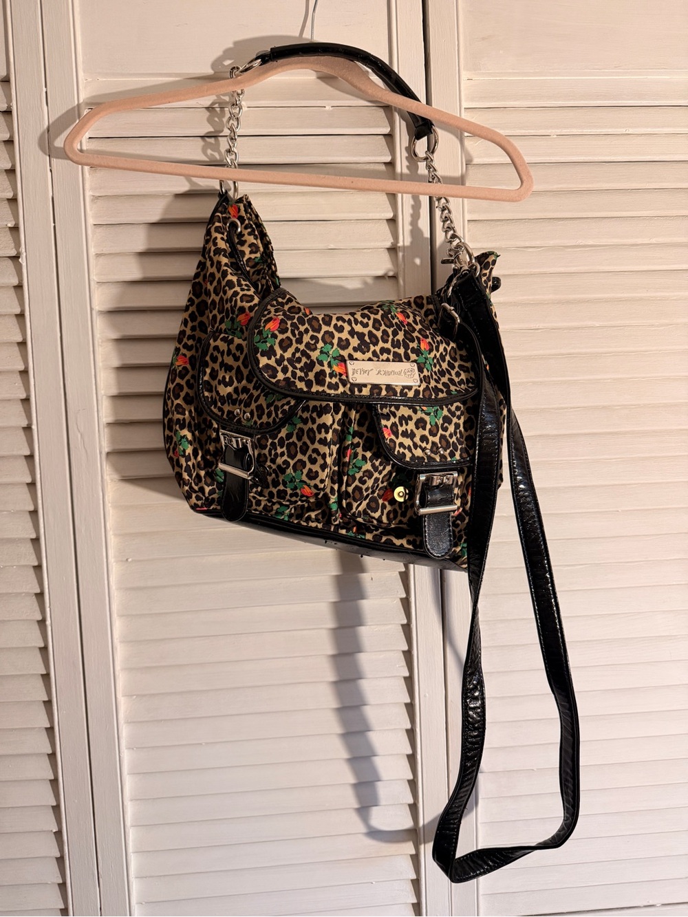 Betsey Johnson Leopard purse